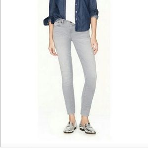 J. Crew Gray Toothpick Skinny Jeans Size 25